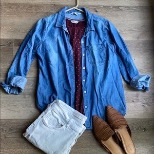 Old Navy chambray button-down shirt